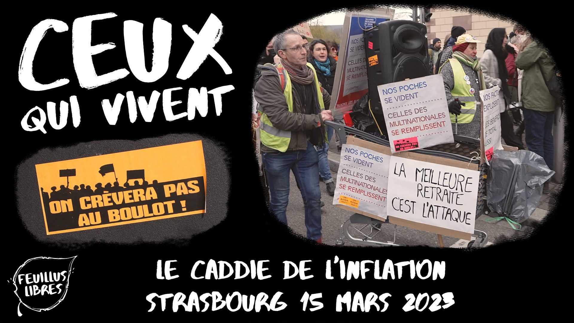 Le Caddie de l’Inflation – Strasbourg 15 Mars 2023 : image à la une